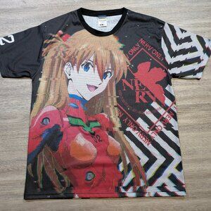 COSPA Neon Genesis Evangelion Asuka Men's Large T Shirt Graphic All Over Print
